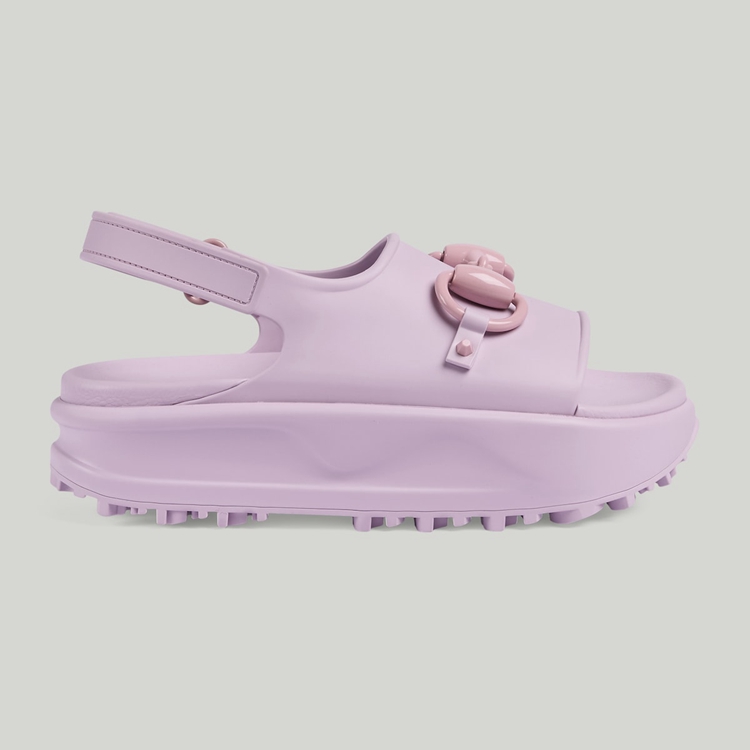 742435.JAAC9.6816.001.100.0000.Light Womens Horsebit flatform sandal